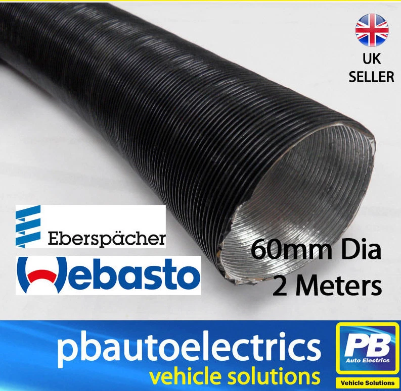2m 60MM Ducting Genuine Webasto/Eberspacher High Grade Warm Air Flexible  398.497 | eBay