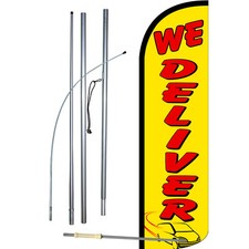 We Deliver Complete Swooper Flag Bundle