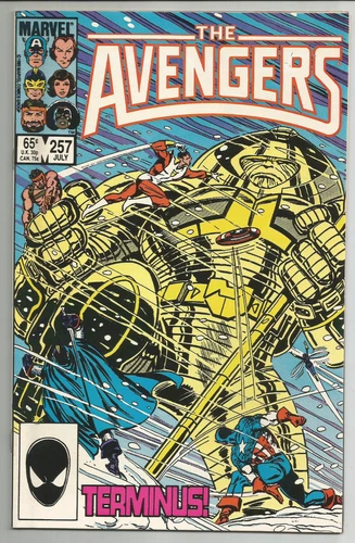 AVENGERS #257 - NEAR MINT- 9.2 - TERMINUS - 1st Appearance NEBULA - MARVEL 1985
