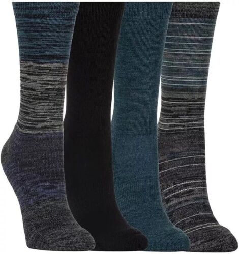 Kirkland Signature Ladies' 4 Pairs Merino Wool Blend Crew Sock Size 6-10.5 NWT - Picture 2 of 5