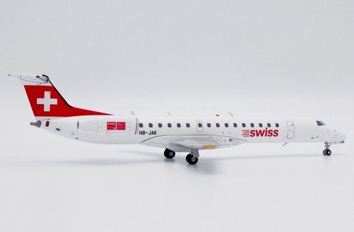 Swiss EMBRAER ERJ-145LU Reg: HB-JAK JC Wings Scale 1:200 Diecast model XX20441 - Picture 7 of 12