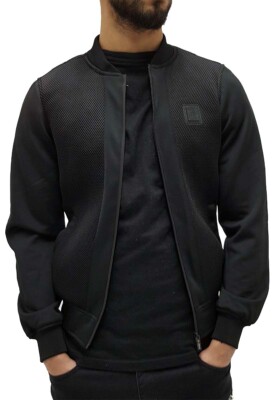 D-ROCK Herren Blade Bomber Jacke Schwarz Freizeit Baseball Leicht Reißverschluss