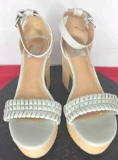 DV Dolce Vita Coda Sage Rattan Block Heel Women’s Size 6.5 