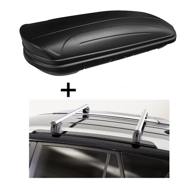 Dachbox VDPMAA320 Liter matt+Dachträger Sherman für Volkswagen Pointer II 94-13