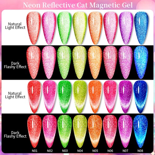 LILYCUTE 7ml UV Gel Nail Polish Pink Blue Purple Glitter Soak Off Gel Varnish - Picture 4 of 230
