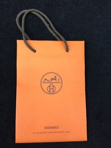 Authentic Hermes Small Paper Shopping Gift Bag Brand 15cm X 22cm Size.  S/Med | eBay