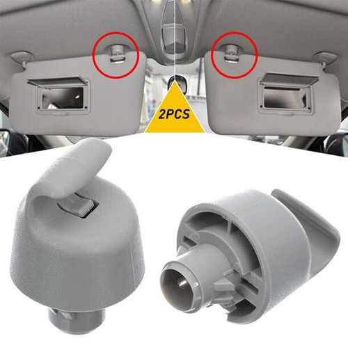 2 Clip Porta Visiera Parasole In Plastica ABS Per Nissan Murano Rogue Pathfinder Armada Titan