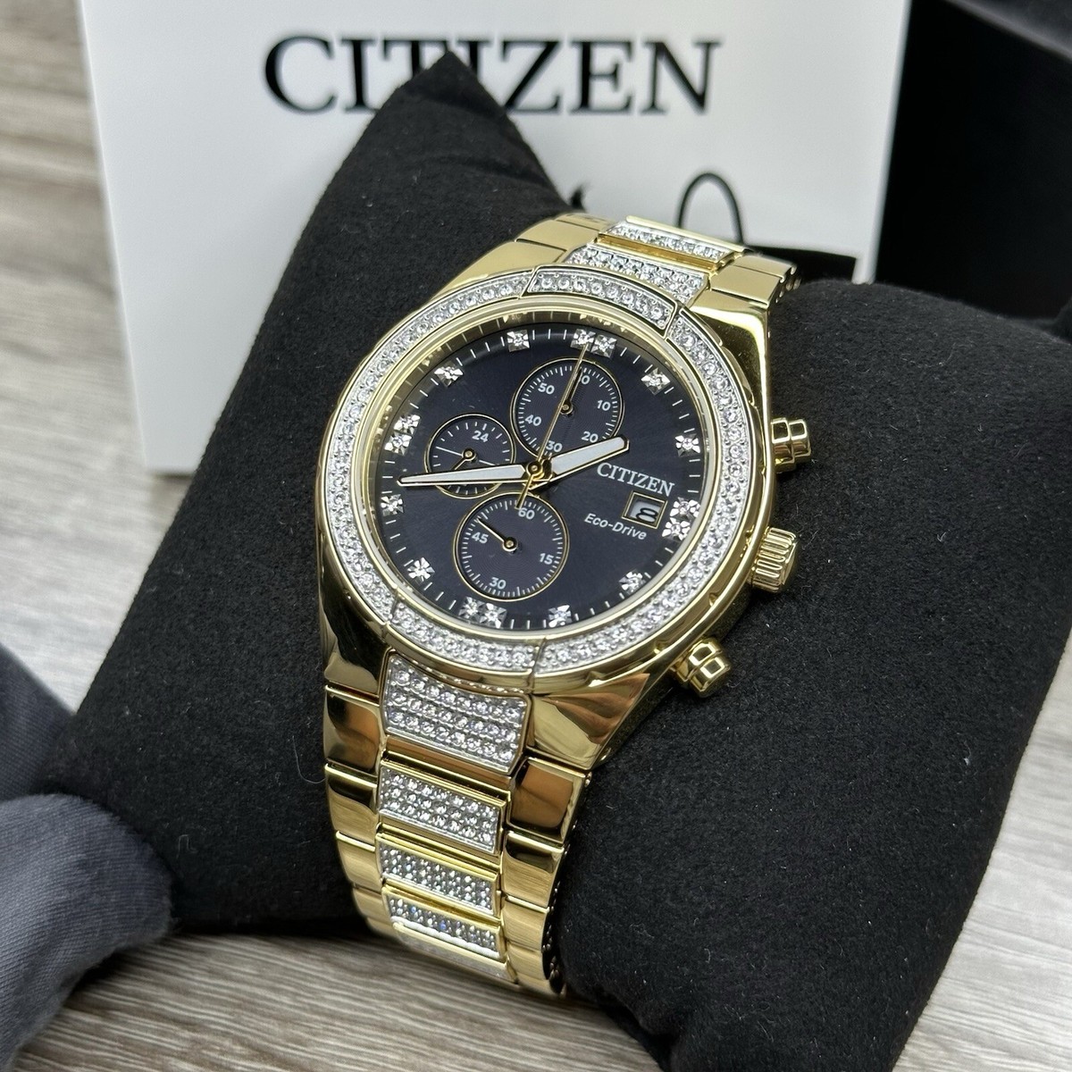 Citizen Eco-drive 42mm Gold-Tone Stainless Steel Case with Gold