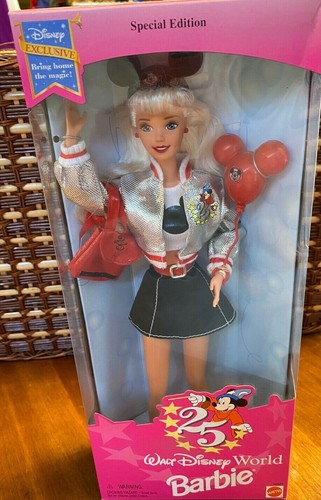 25th Anniversary Walt Disney World Barbie 1996 - Picture 1 of 12