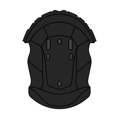 Innenhelm Helm Airoh WRAAP Größe XS