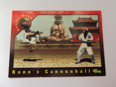 Midway / Classic: Mortal Kombat ''KANO'S CANNONBALL'' #72 Trading Card
