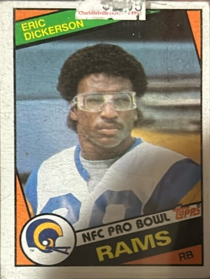1984 Topps #280 Eric Dickerson