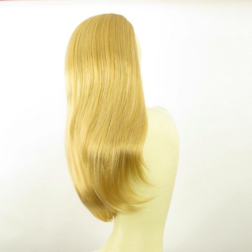 DT Half wig HairPiece extensions long light golden blond 24.4 REF :19/lg26 - Picture 5 of 7
