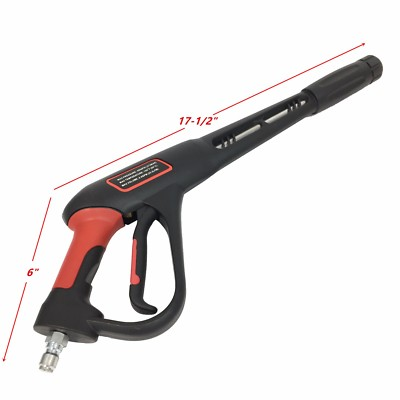#ad Cold Water Pressure Washer Gun With Wand 4000PSI 6.6GPM M22 QC amp; 3 8quot; Plug $22.99