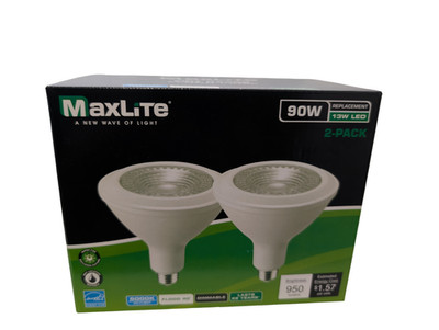 2 Pack Outdoor LED Flood Lights Weatherproof 90W Daylight 5000k Dimmable