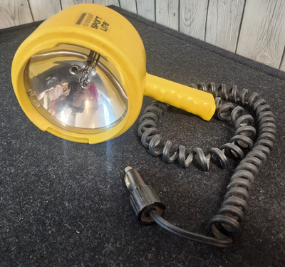 Brinkmann Q-Beam Spot Flood Lite 12V Car Spotlight Tested Works