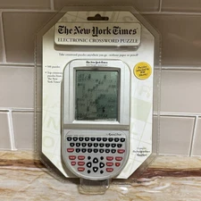 Hand Held Game The New York Times Electronic Crossword Puzzle VTG NEW Sealed ‘06