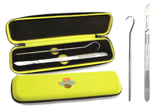 Bird's Nest Tool Kit  With Yellow Zipper Case  Blade And Information Sheets