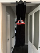 New  Black Tights Size L With Santa On The Leg