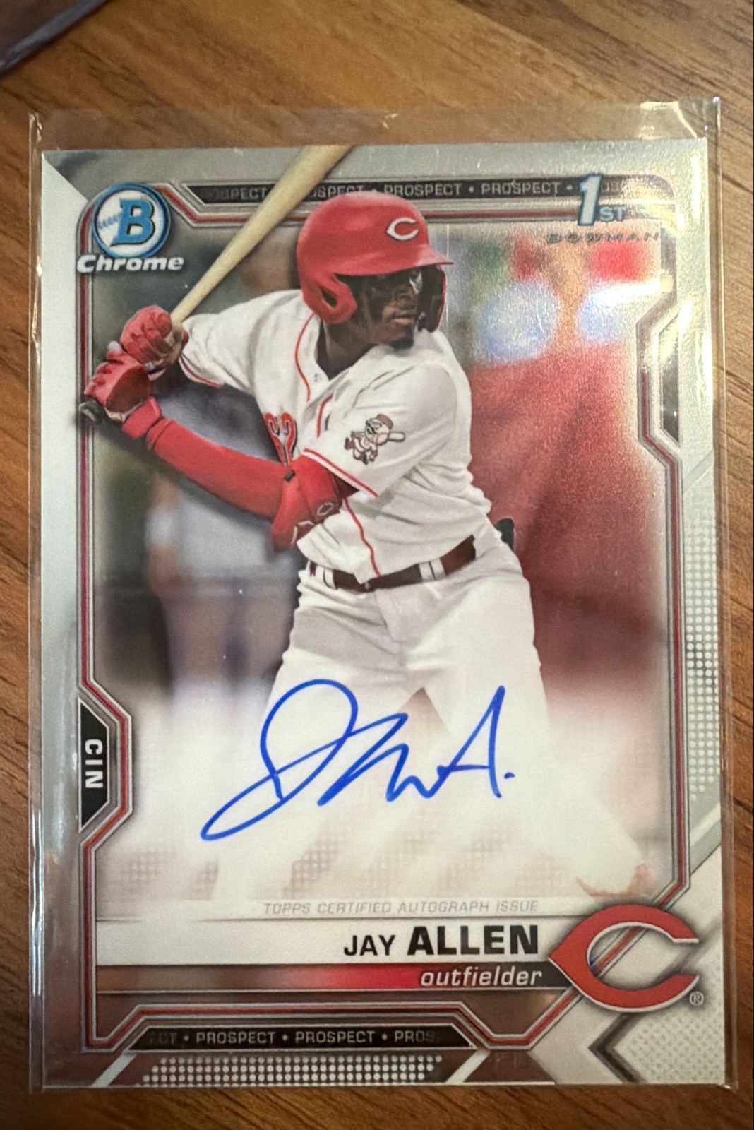 2021 Bowman Draft - Chrome Draft Pick Autographs Jay Allen #CDA-JA (AU, RC)