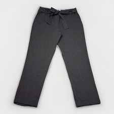 Zac Rachel Ladies Black Dress Pants Straigth legs, Bow-Knot Size 12