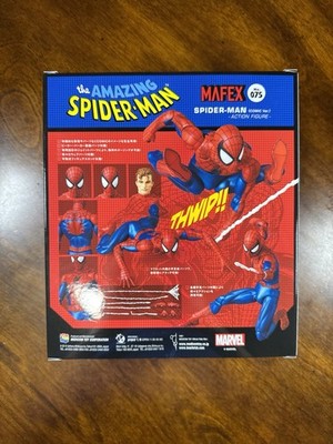 MAFEX 075 Spider-man Comic Ver. Action Figure RE-ISSUE US SELLER