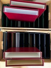 Leuchtturm/Lindner/SAFE, 23 casetes para carpetas, en 2 cajas grandes