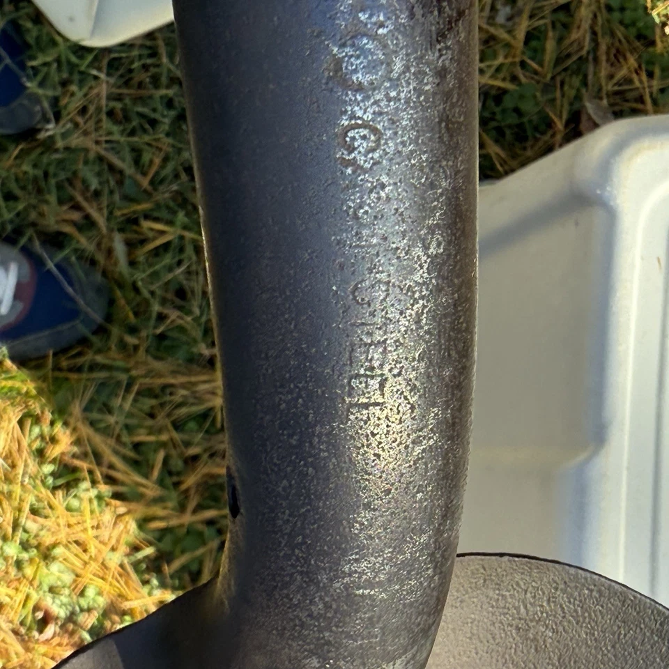 Vintage Ames True Temper “C.T.Co. STEEL” Grain Scoop Shovel Blue D Handle - Image 4 of 4