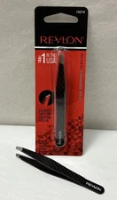 New Revlon Expert Slant Tweezer tip Made With Stainless Steel 1 count