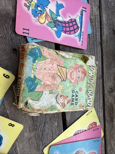 Howdy Doody gioco di carte vintage anni 50 in scatola - 38 carte mancanti 3 - Foto 2 di 2