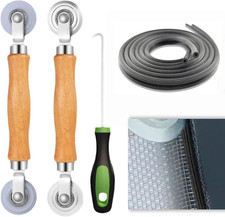 Screen Repair Tool Kit Includes 2 Types of Screen Roller Tools, 32Ft Screen Re