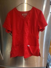 Grey's Anatomy by Barco Women's Scrub Top Red Medium Medical Uniform