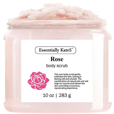 	Rose Body & Foot Scrub 10 oz - a gentle and enjoyable exfoliating experience	