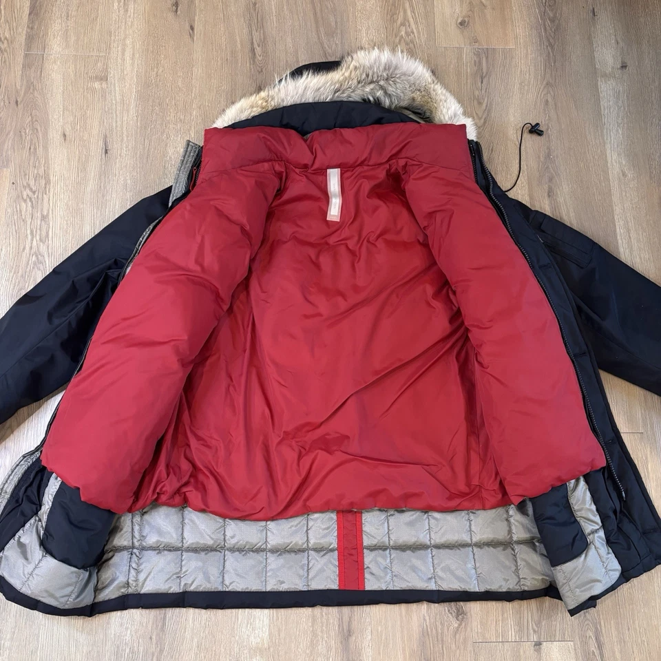 Andrew Marc Men’s Full Zip Button Faux Fur Removable Down Parka Jacket Black 2XL - Image 3 of 4