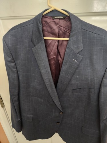 Chaqueta Abrigo Deportivo Jack Victor 54R Super 110's Azul Lana Tejido Italia 🔥 - Imagen 9 de 13