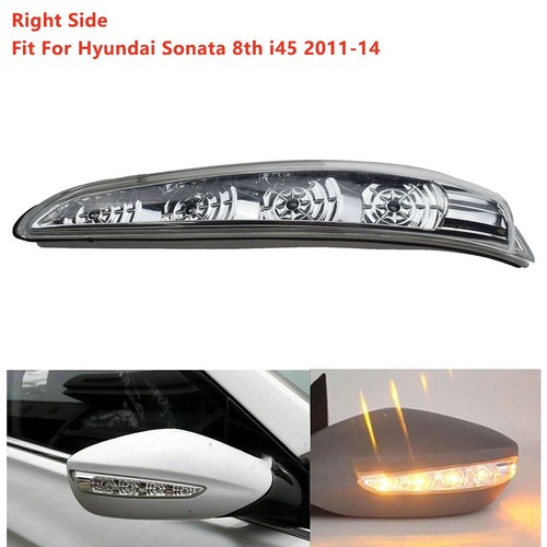 New Practical Right Mirror Lamp Mirror Light 1 Pc 2011-2014 Clear Lens - Picture 7 of 11