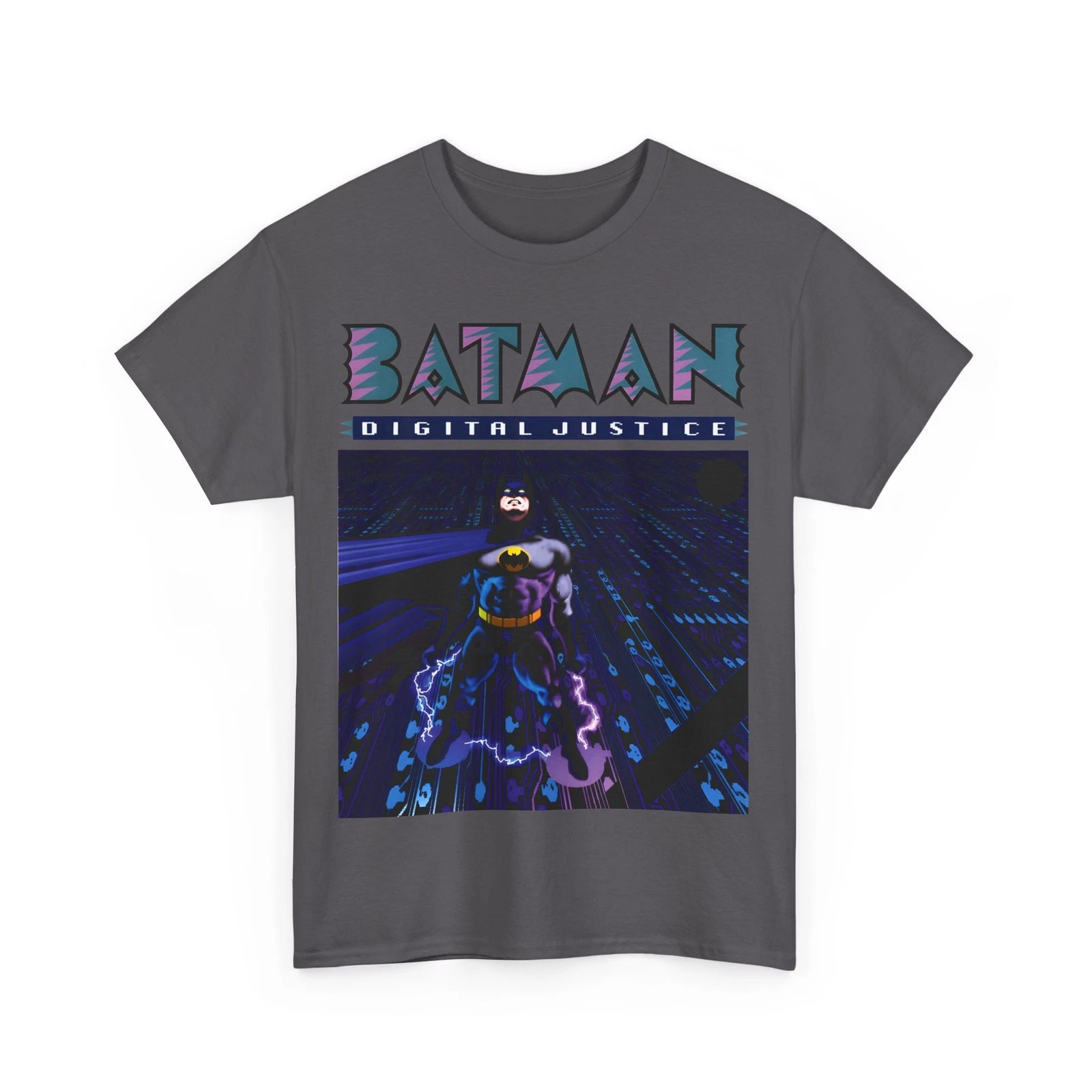 Batman Digital Justice T-Shirt - Pepe Moreno Computer Art - DC Comics