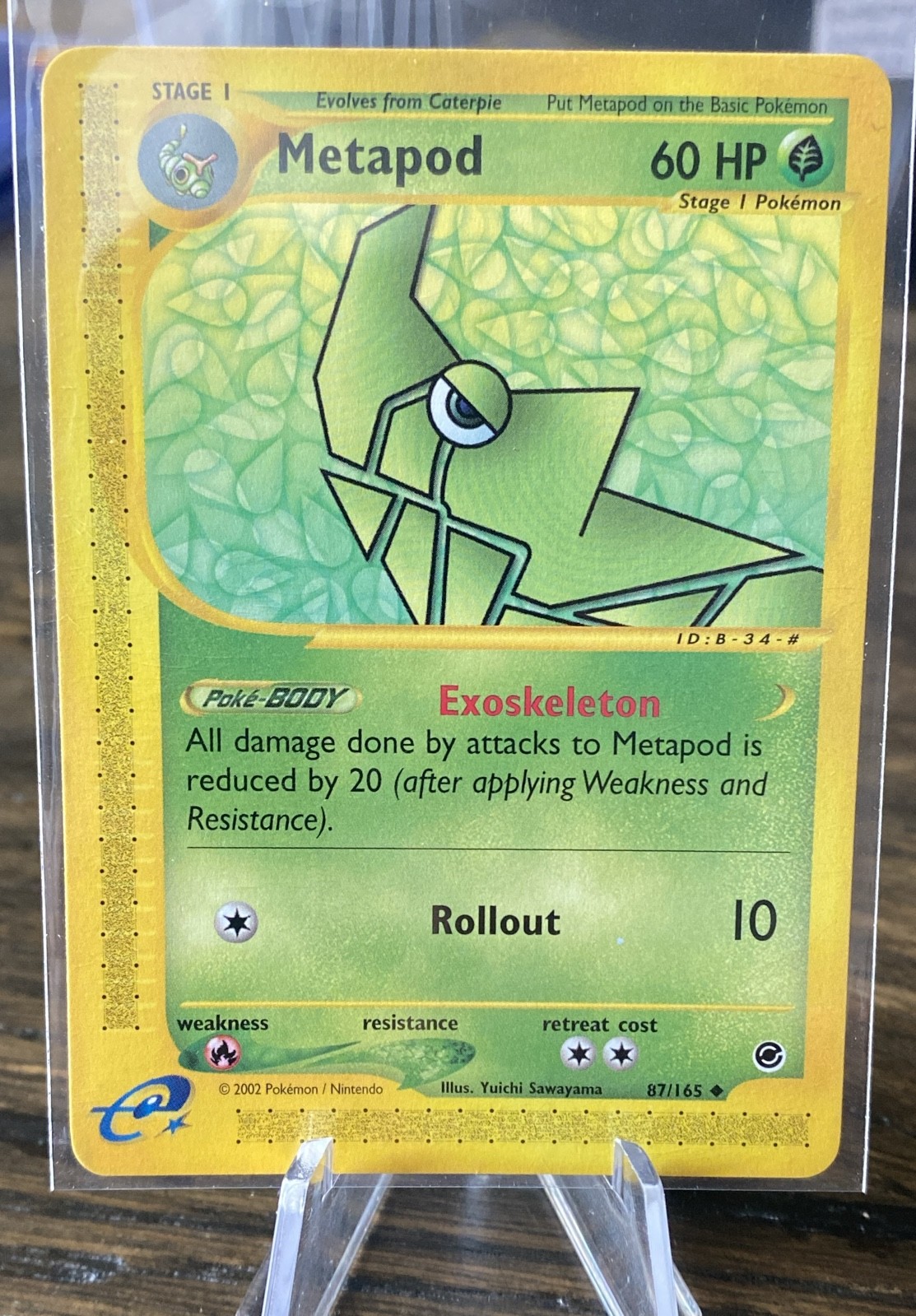 Metapod 087/165 Expedition Base Set Regular
