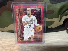 2025-26 Topps Chrome - Darius Garland #76 Red SSP Cavaliers 5/5 BOOKEND 🔥 