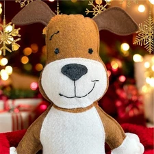 Kipper the Dog Stuffed Animal / Plush - Hand Stitched