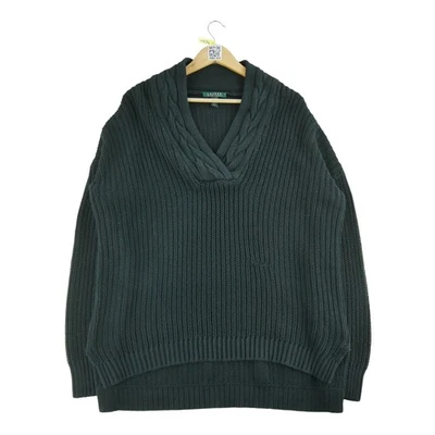 Lauren Ralph Lauren Pull Femme Taille XL Noir #QWE1954 - Photo 1/4