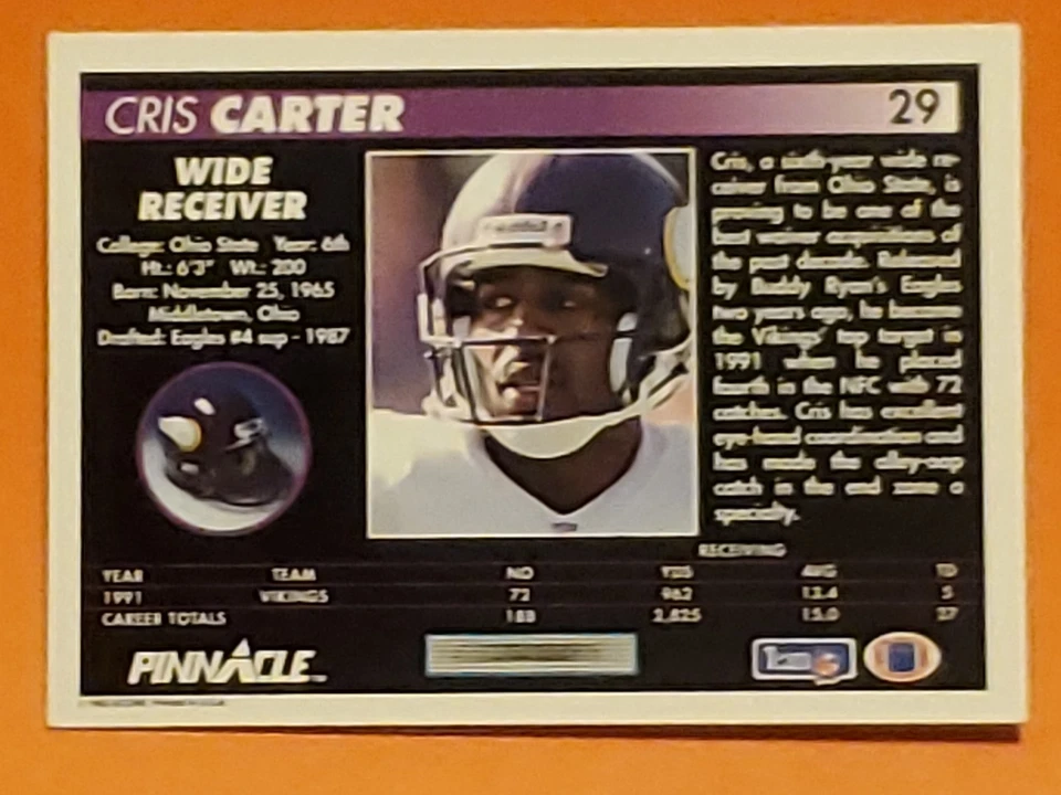 1992 SCORE PINNACLE NFL PICK YOUR CARDS - Image 4 of 4