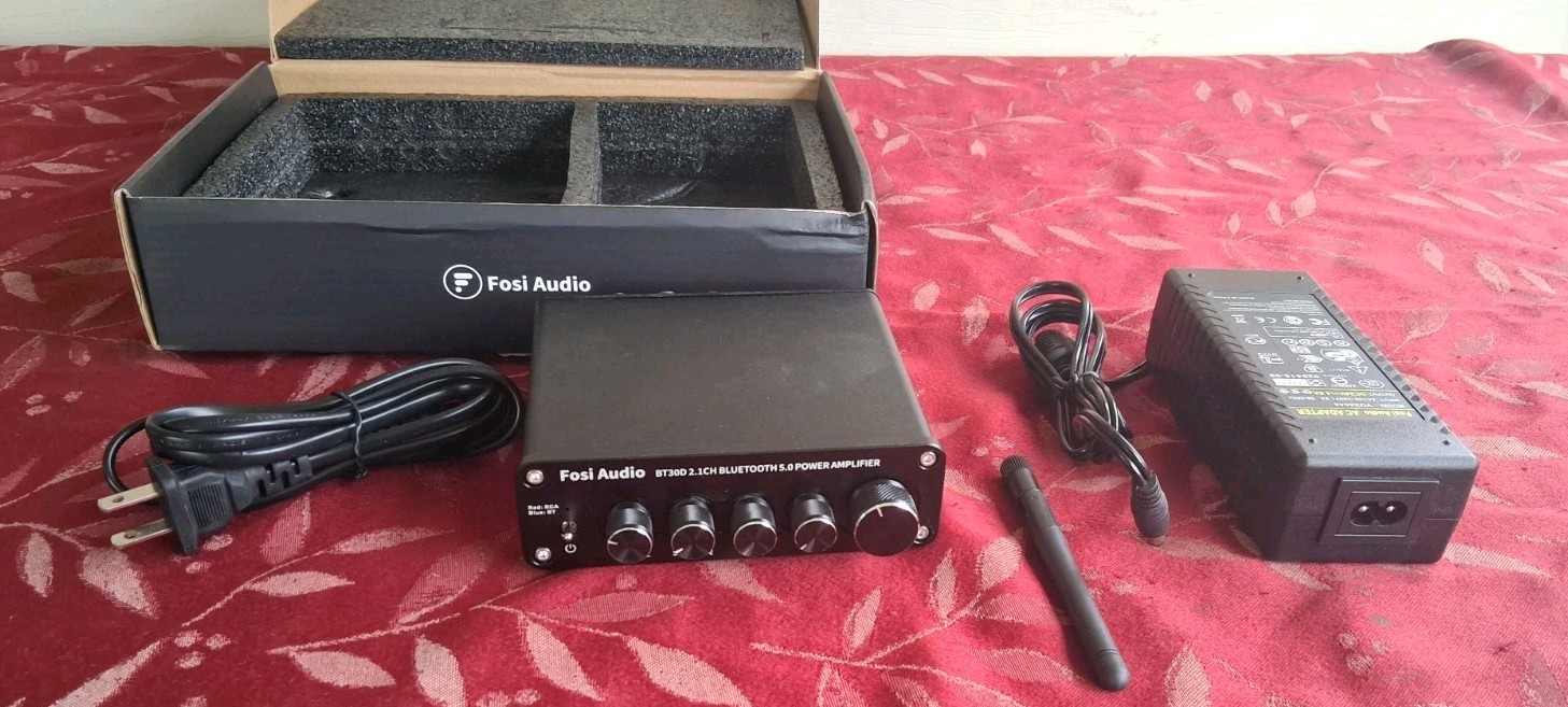 Fosi Audio BT30D PRO Bluetooth 5.0 2.1 Channel Receiver Amplifier Class D HiFi 