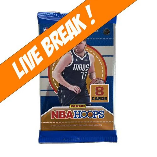 [ Live Break ] Panini NBA Hoops Basketball (Retail) Booster Pack