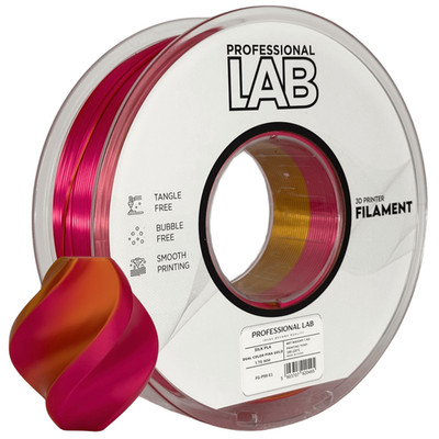 PLA Silk Filament Dual Color 2-farbig 3D Druck Professional Lab 1.75 mm 1.00 kg