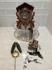 Vintage Cuckoo Clock, pine cones, REGULA Movements, Parts or Repair