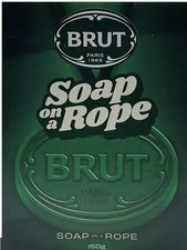 Brut Soap on a Rope Design for Freshness Original Authentic Fragrance150g