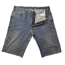 Levi's 550 Jorts Mens 42 Jean Shorts Blue Baggy Cut Off Denim Skater Hip Hop Y2K