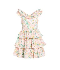 Girl's Dresses Janie and Jack Floral Tiered Dress (Toddler/Little Kids/Big Kids)