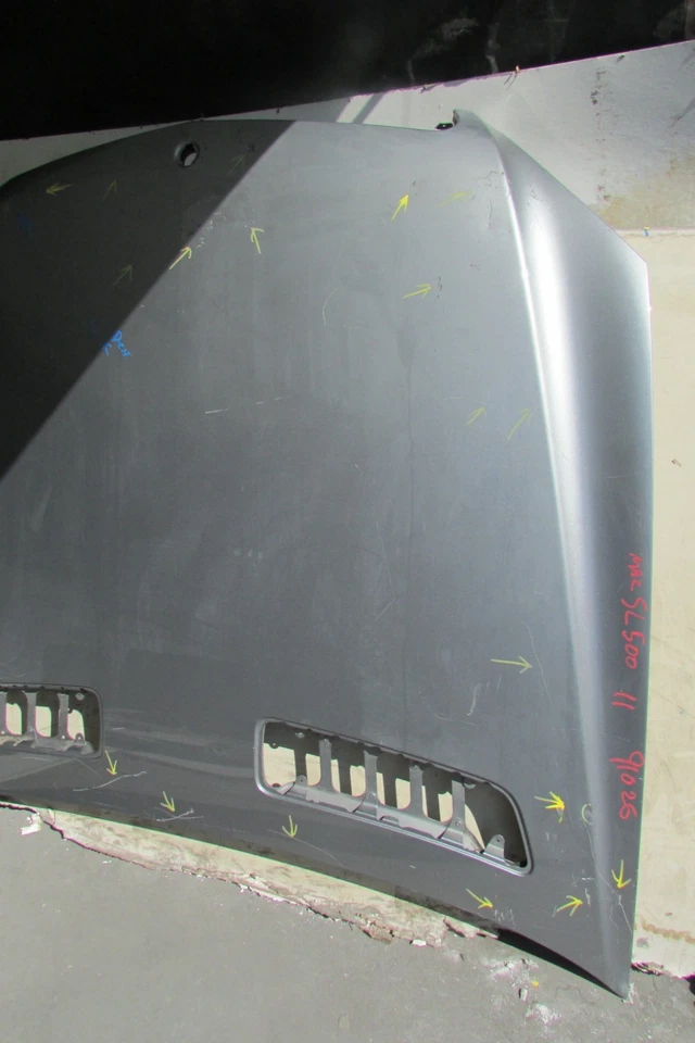 Mercedes Benz W221 S400 S600 S63 AMG 2007-2013 montaje de panel de capó gris OEM Foto 3 de 4